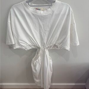 White Free People beach dress size small! Brand new with tags:)